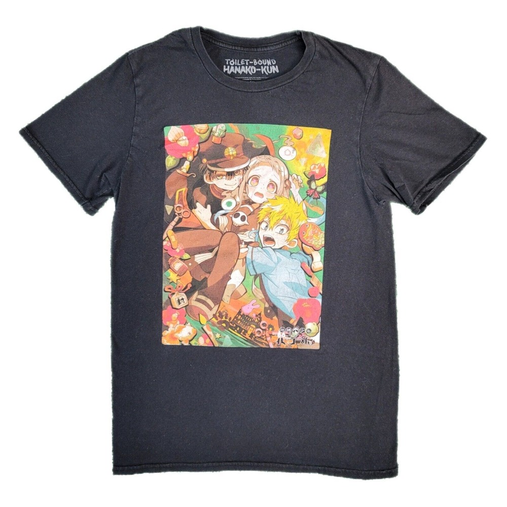 Toilet Bound Hanako Kun Graphic T-Shirt Men’s Small Black Anime